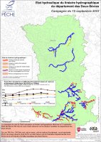 Etat hydraulique du linéaire hydrographique du département des Deux-Sèvres - Campagne du 15 septembre 2023