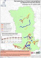 Etat hydraulique du linéaire hydrographique du département des Deux-Sèvres - Campagne du 1er octobre 2026