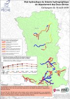 Etat hydraulique du linéaire hydrographique du département des Deux-Sèvres - Campagne du 15 août 2026