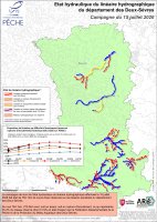 Etat hydraulique du linéaire hydrographique du département des Deux-Sèvres - Campagne du 15 juillet 2026