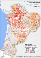 La fragmentation des cours d’eau de Nouvelle-Aqutiaine en 2026