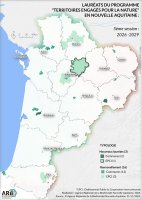 Lauréats du programme Territoires Engagés pour la Nature en Nouvelle-Aquitaine - Nouveaux TEN - 5ème session 21 novembre 2026