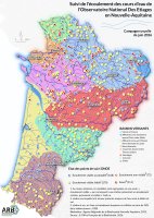 Suivi de l’écoulement des cours d’eau de l’Observatoire National Des Étiages (ONDE) en Nouvelle-Aquitaine - Campagne usuelle de fin juin 2026