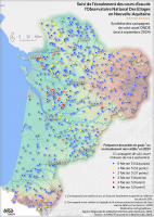 Observatoire National des Etiages - Synthèse des campagnes usuelles de suivi de l’écoulement des cours d’eau en Nouvelle-Aquitaine de 2024