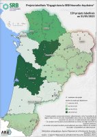 Projets Labellisés "Engagés dans la SRB Nouvelle-Aquitaine" au 31/05/2025