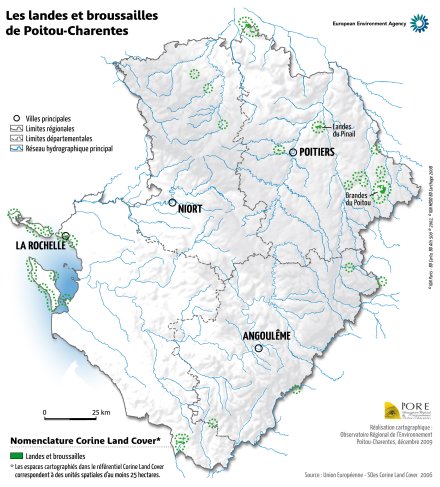 Les landes et broussailles de Poitou-Charentes
