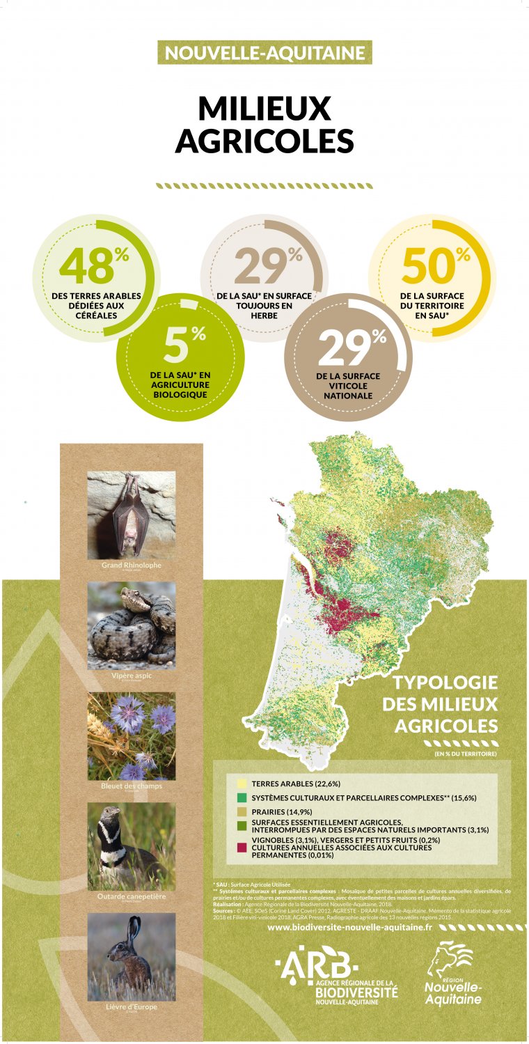 Nouvelle-Aquitaine : Une mosaïque de territoires - MILIEUX AGRICOLES